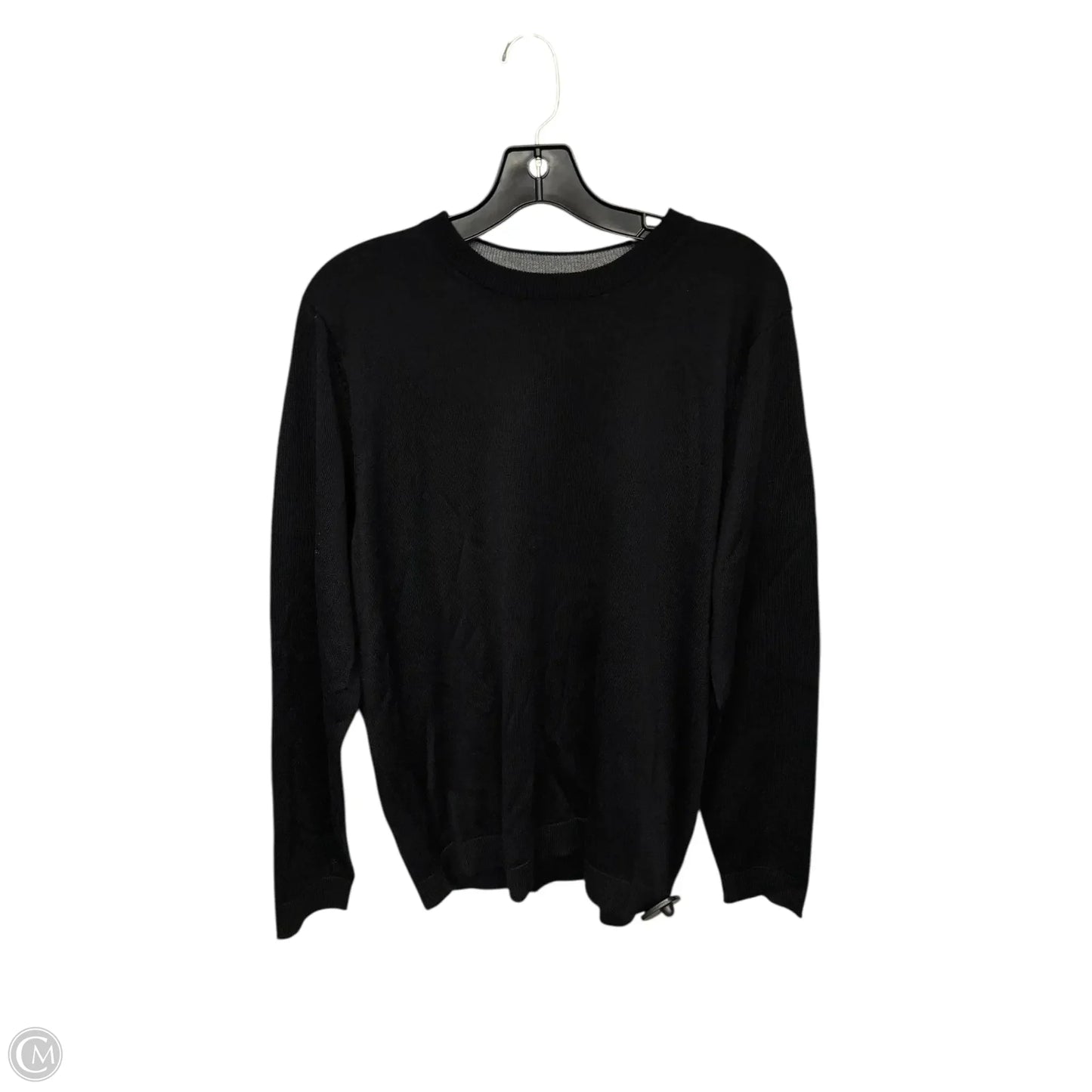 Sweater By Apt 9 In Black, Size: L