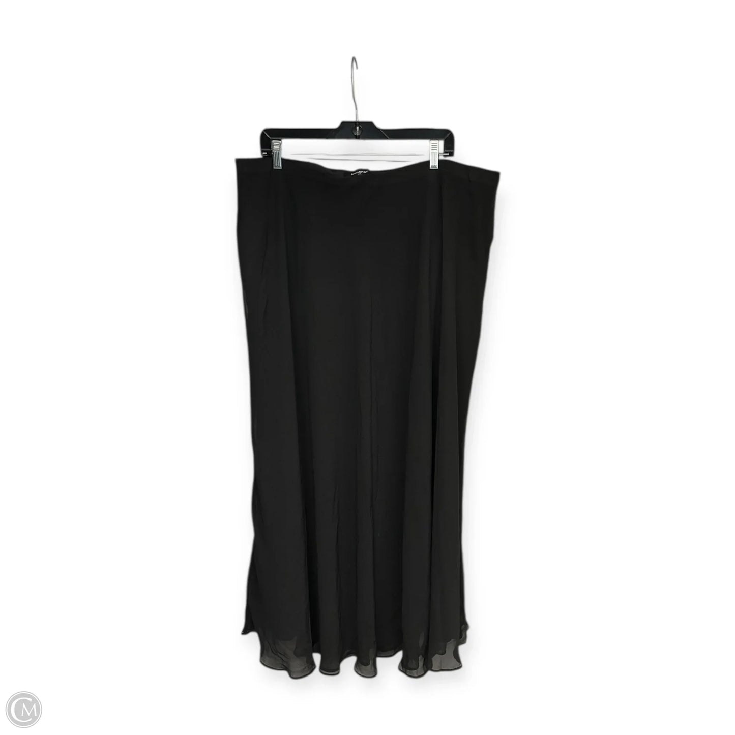 Skirt Maxi By Banana Republic In Black, Size: 2x