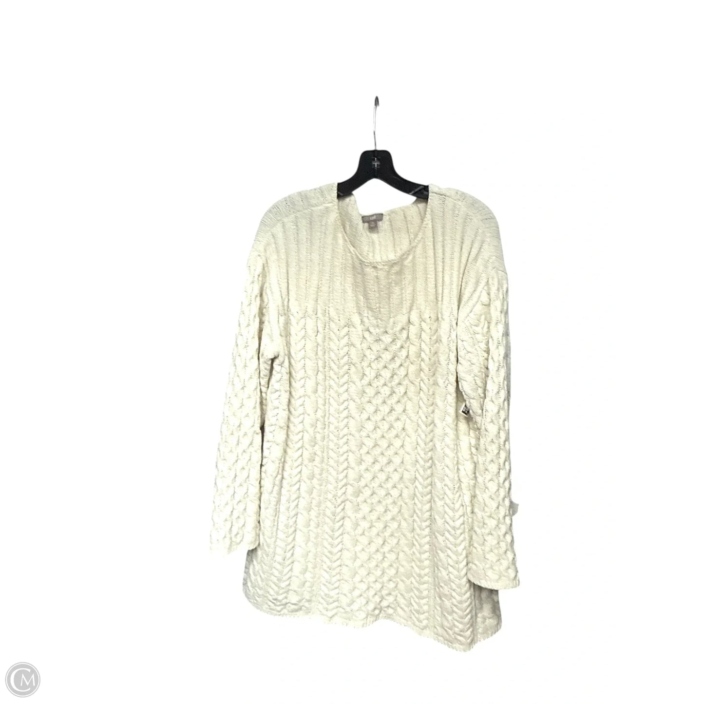 Sweater By J. Jill In Cream, Size: Xl
