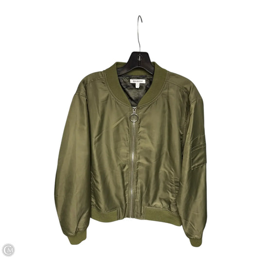 Jacket Moto By Good American In Green, Size: L