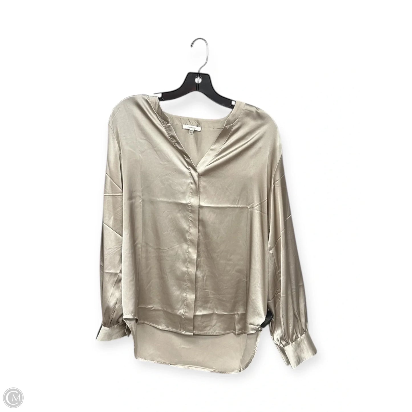 Top Long Sleeve By Maurices In Beige, Size: M