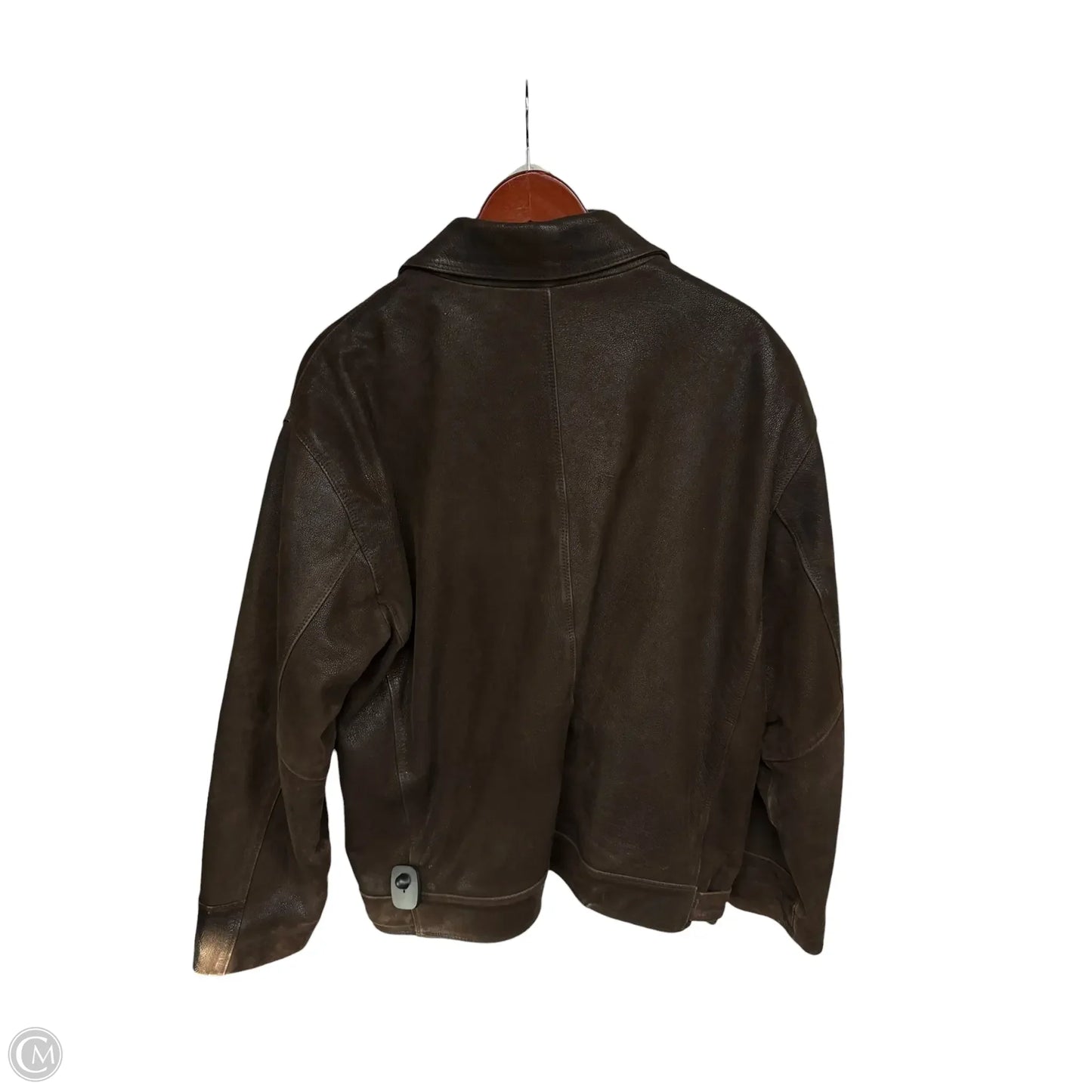 Jacket Leather By Marc New York In Brown, Size: Xl