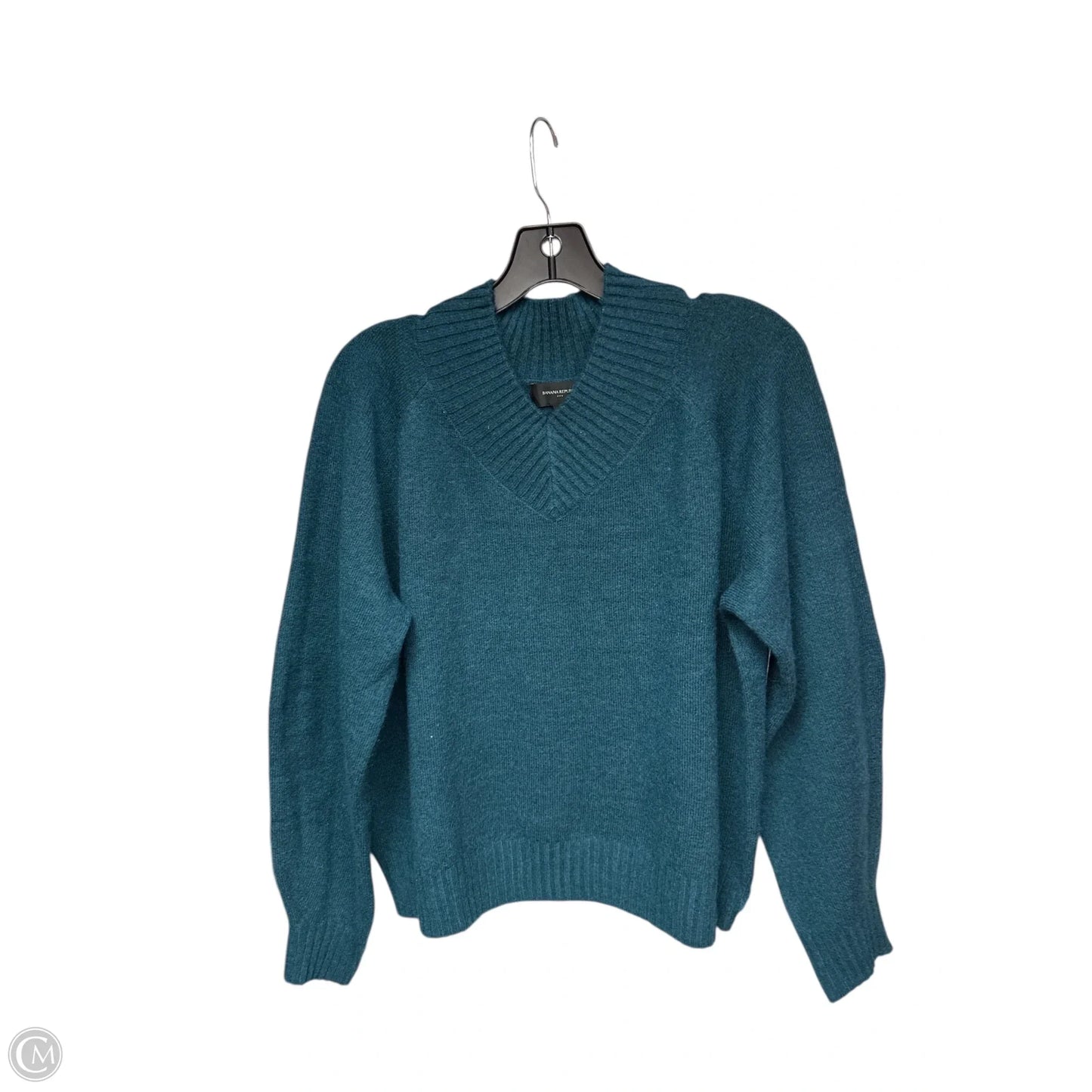 Sweater By Banana Republic In Teal, Size: L
