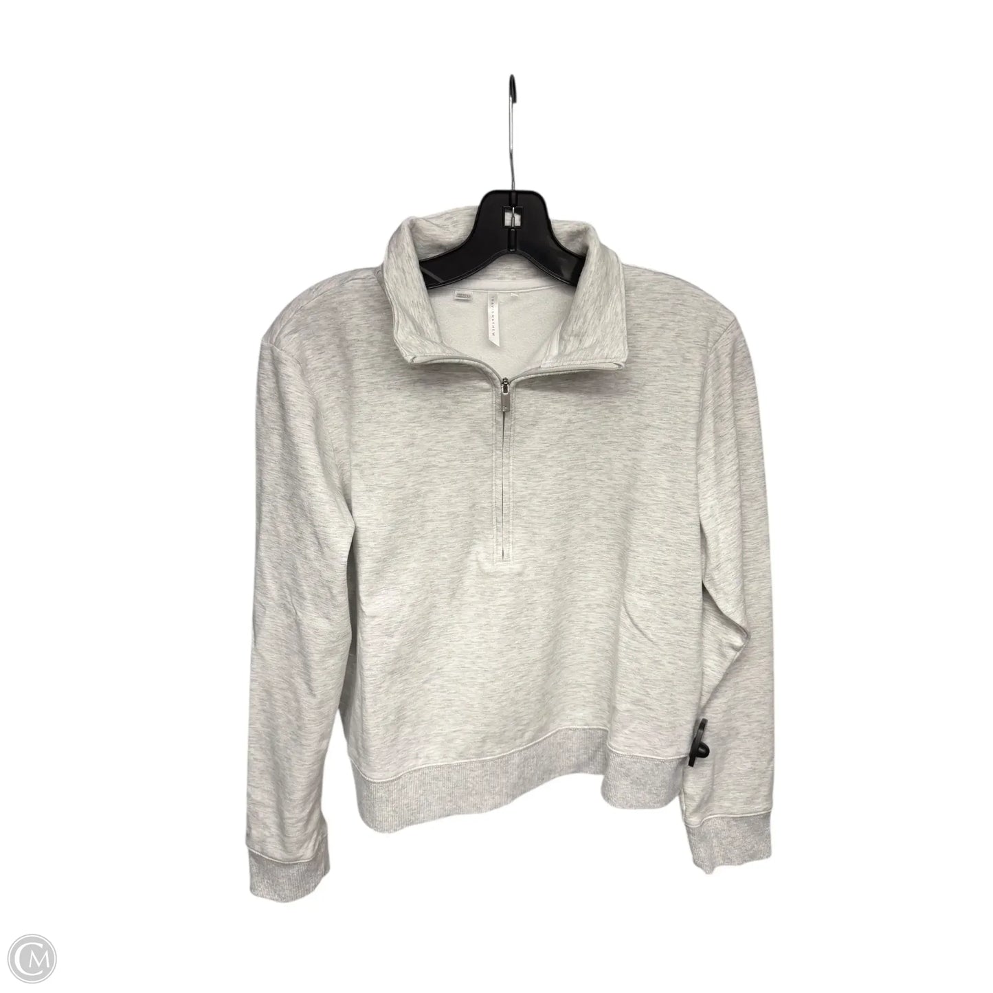 Athletic Sweatshirt Crewneck By Clothes Mentor In Grey, Size: M