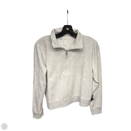 Athletic Sweatshirt Crewneck By Clothes Mentor In Grey, Size: M