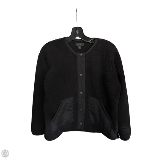Jacket Faux Fur & Sherpa By J. Crew In Black, Size: S
