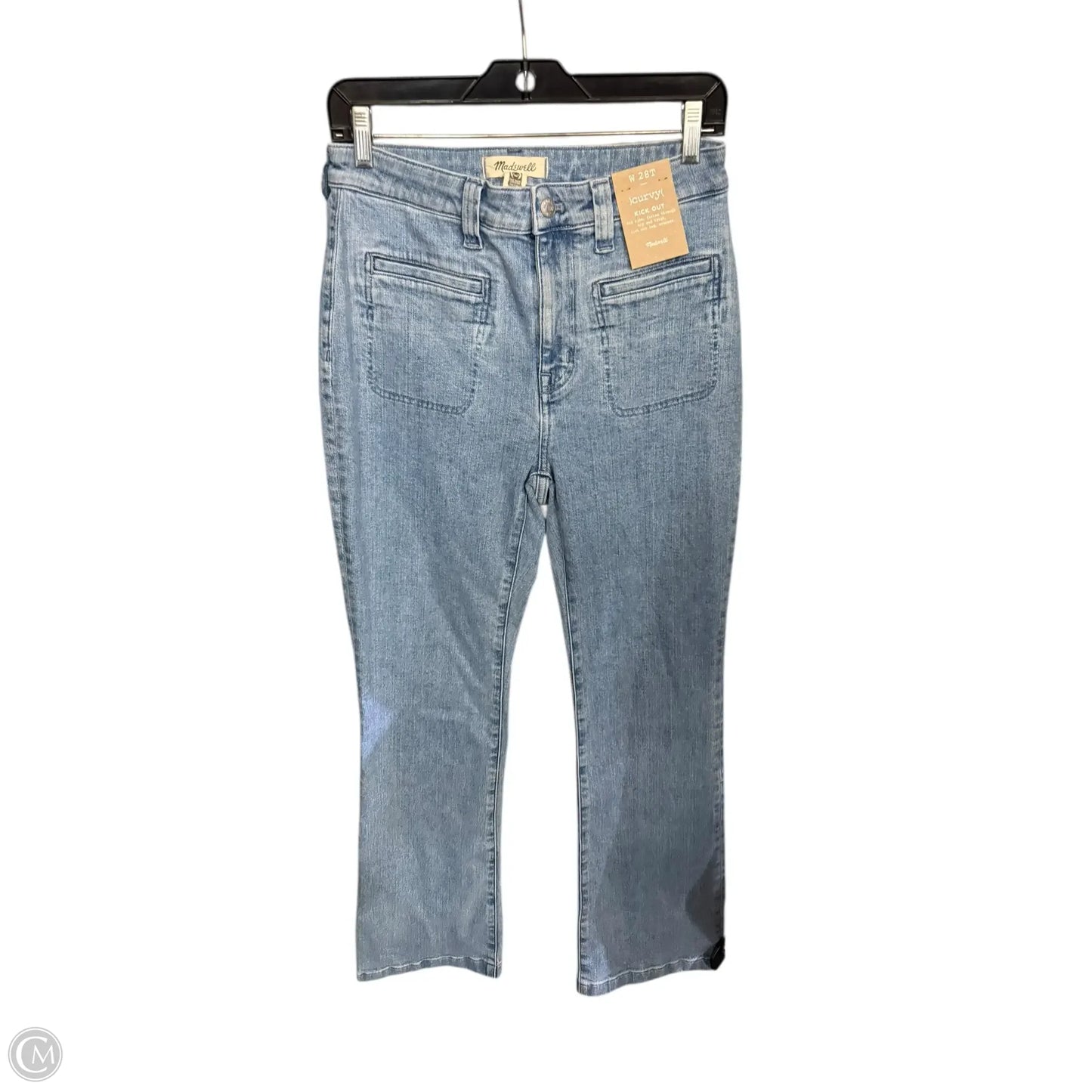 Jeans Boot Cut By Madewell In Blue Denim, Size: 28