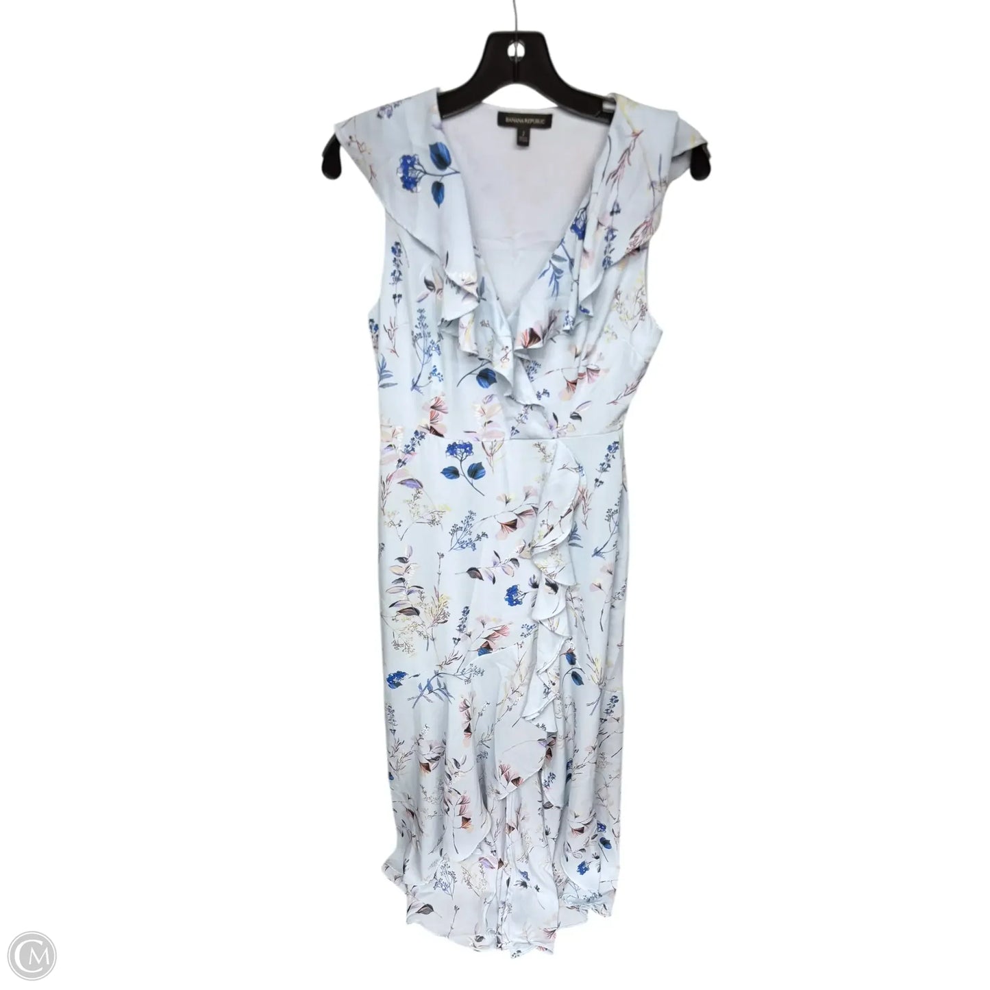 Dress Party Long By Banana Republic In Blue, Size: 2