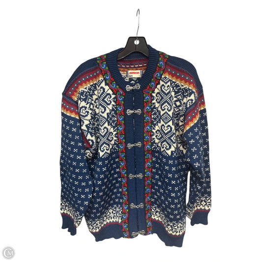 Cardigan By Clothes Mentor In Blue, Size: L