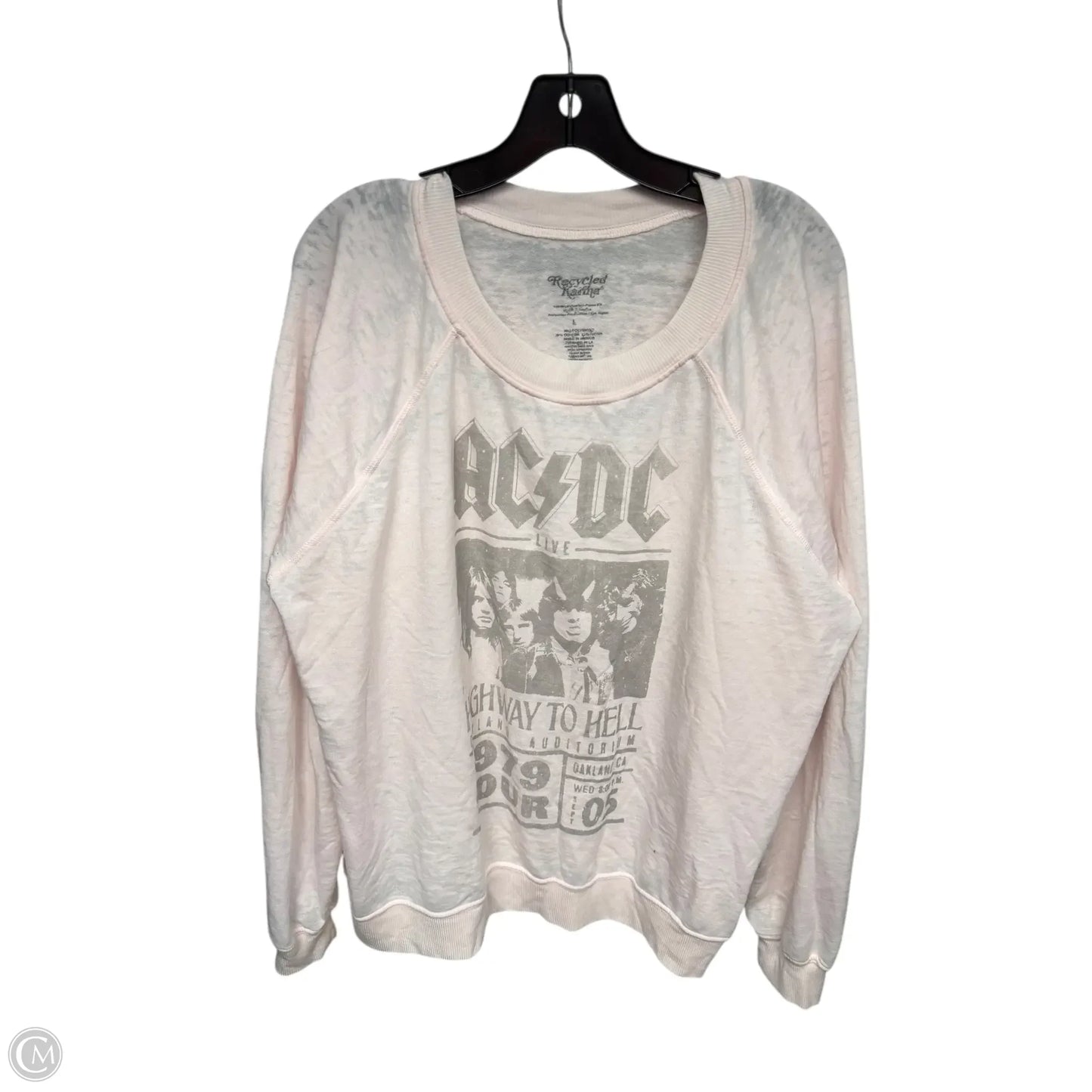Top Long Sleeve By Clothes Mentor In Pink, Size: Xl