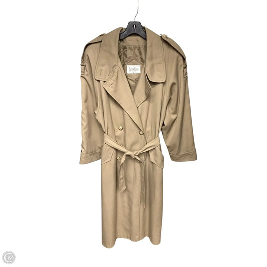 Coat Designer By Neiman Marcus In Tan, Size: 8
