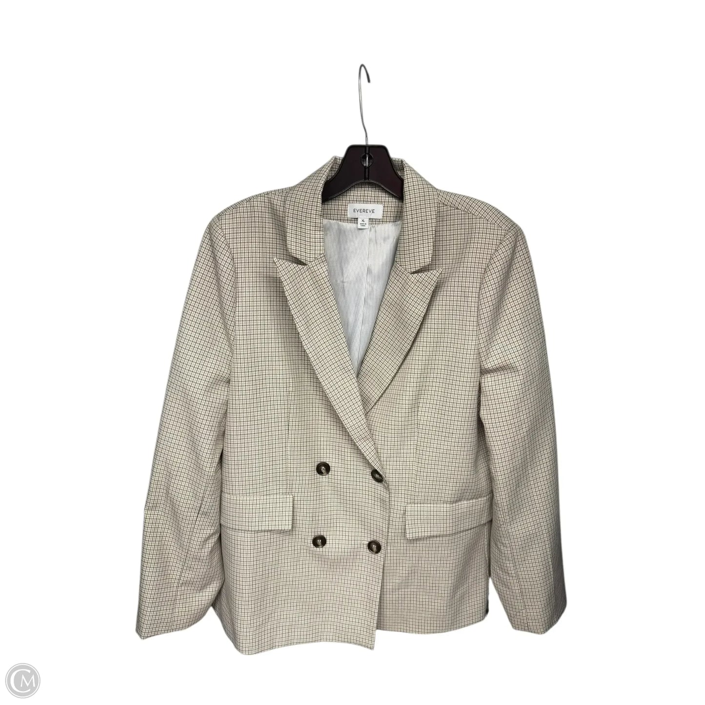 Blazer By Evereve In Plaid Pattern, Size: Xl
