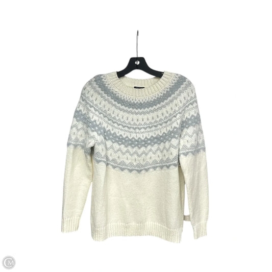 Sweater By Talbots In White, Size: Mp