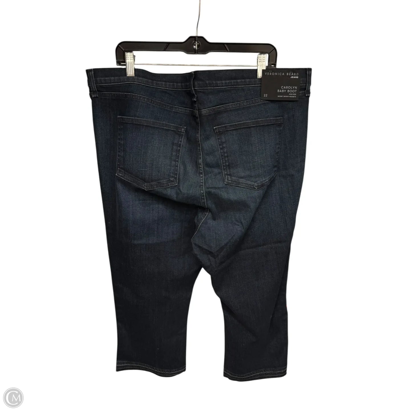 Jeans Boot Cut By Veronica Beard In Blue Denim, Size: 22