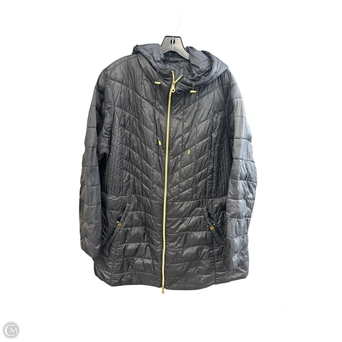 Coat Puffer & Quilted By Lane Bryant In Black, Size: 4x