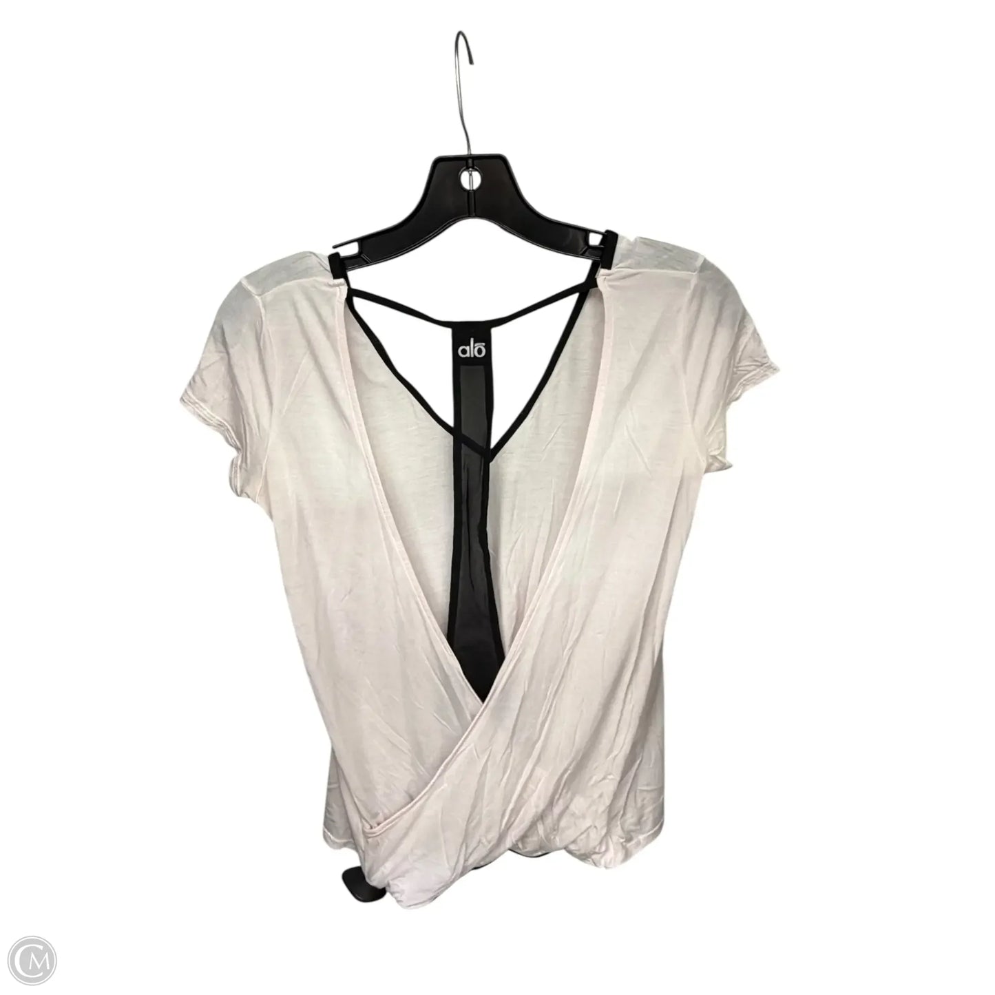 Athletic Top Short Sleeve By Alo In Pink