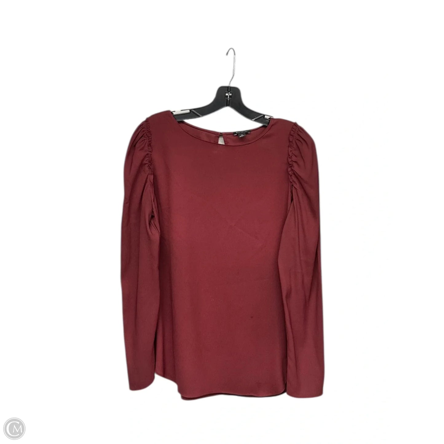 Top Long Sleeve By Ann Taylor In Red, Size: Xs