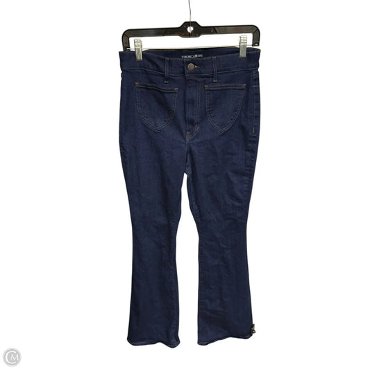 Jeans Flared By Veronica Beard In Blue Denim, Size: 8