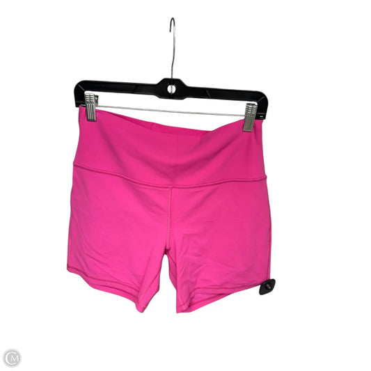 Athletic Shorts By Lululemon In Pink, Size: 12