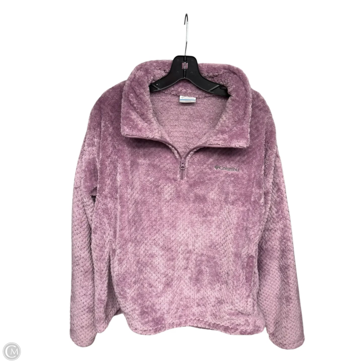 Athletic Sweatshirt Collar By Columbia In Pink, Size: 2x