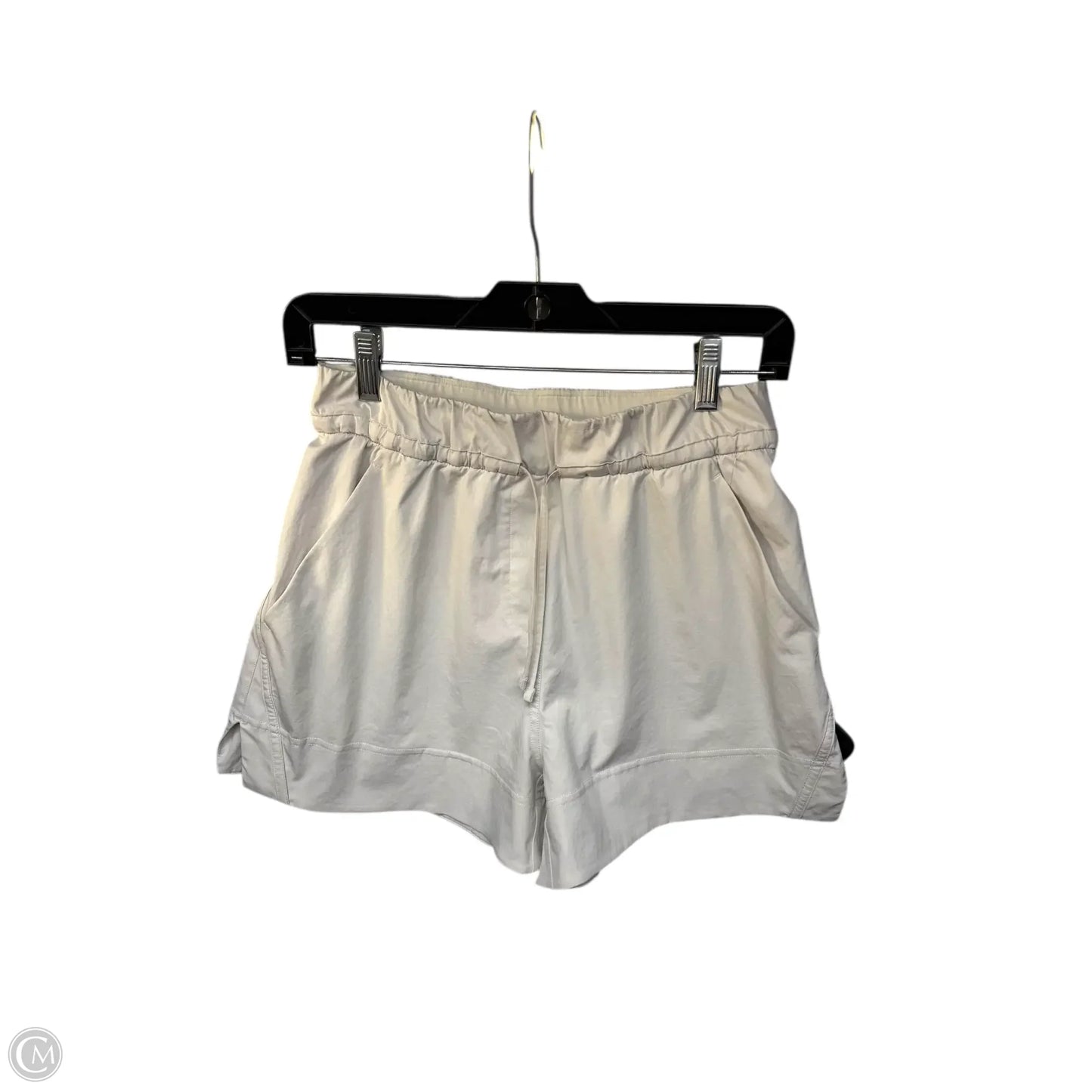 Athletic Shorts By Lululemon In Cream, Size: Xs