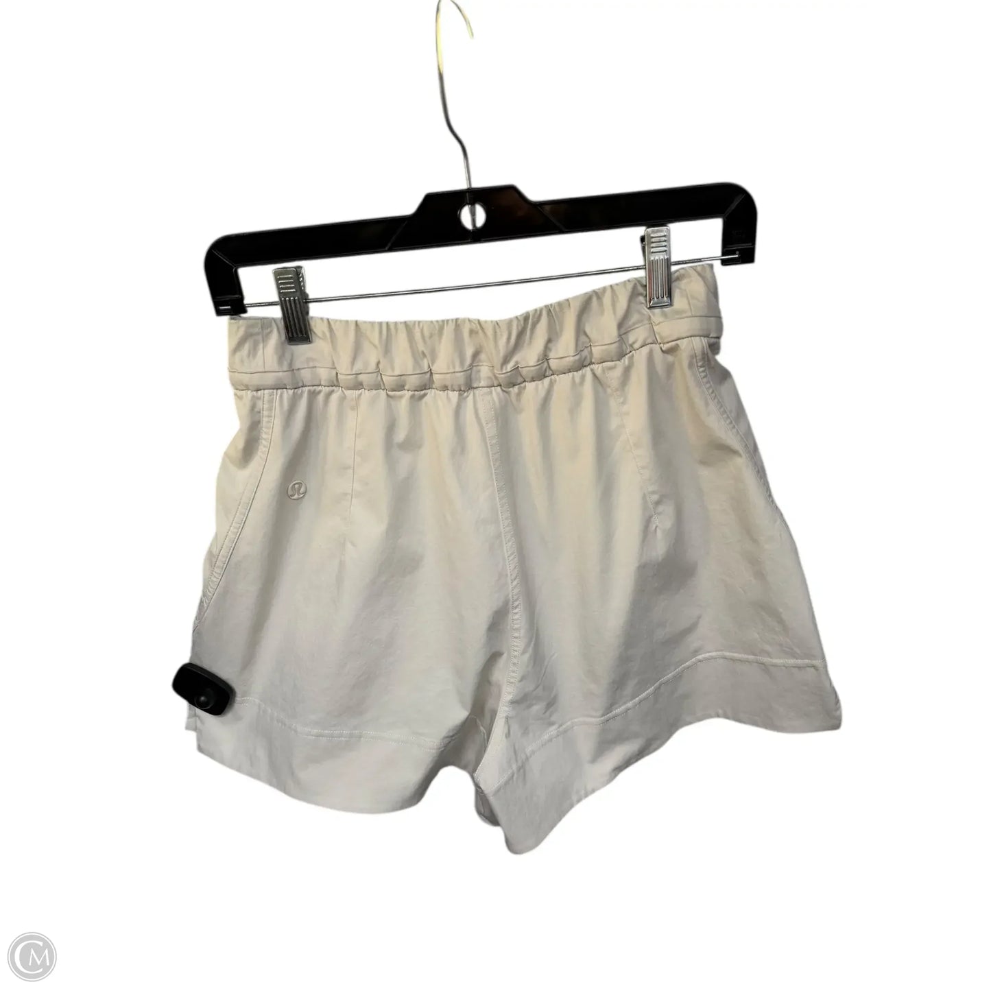 Athletic Shorts By Lululemon In Cream, Size: Xs