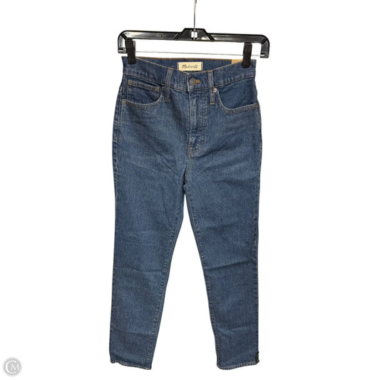Jeans Straight By Madewell In Blue Denim, Size: 24