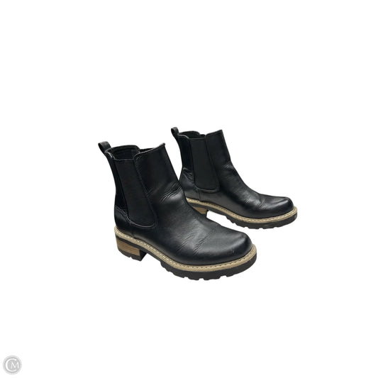 Boots Ankle Heels By Universal Thread In Black, Size: 6
