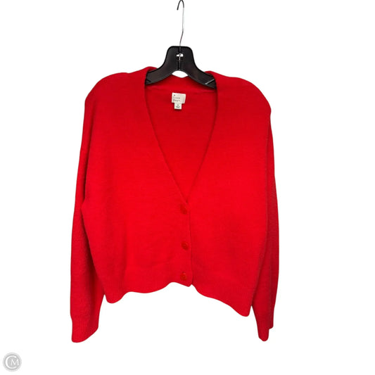 Cardigan By A New Day In Red, Size: M