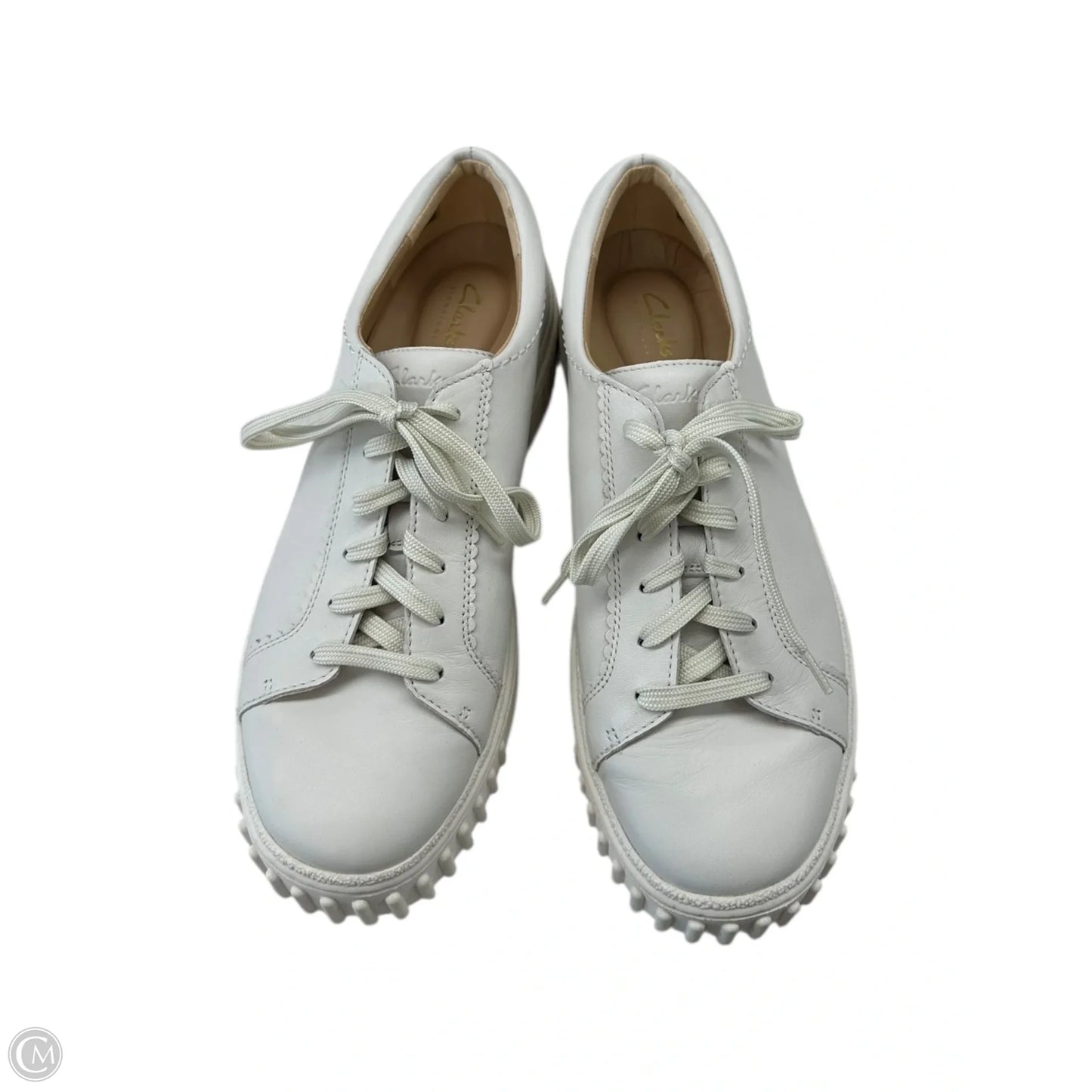 Shoes Sneakers By Clarks In White, Size: 10