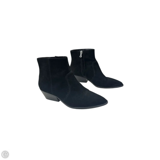 Boots Ankle Heels By Ann Taylor In Black, Size: 8.5