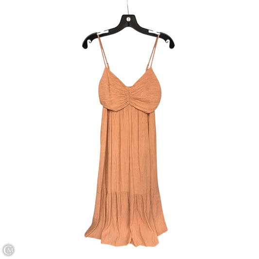 Dress Casual Maxi By Abercrombie And Fitch In Orange, Size: M