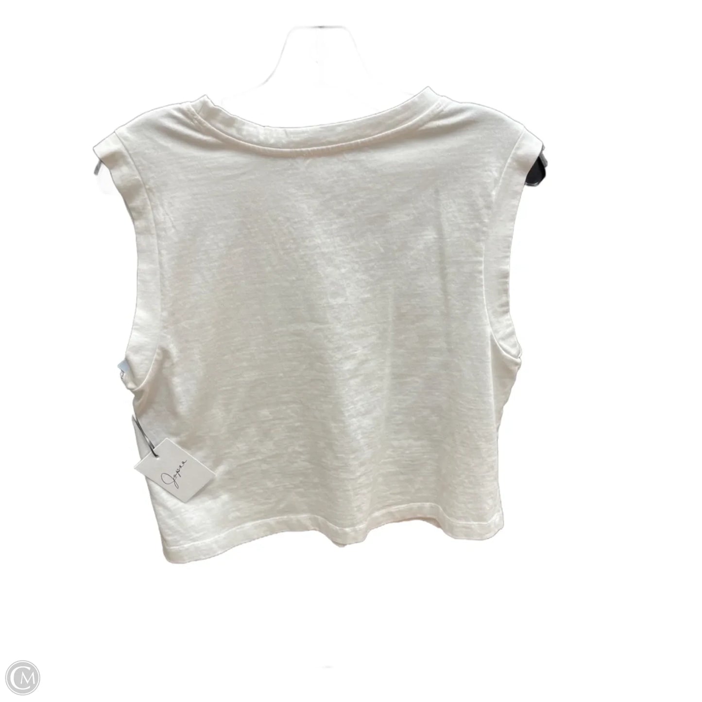 Top Sleeveless By Japna In White, Size: L