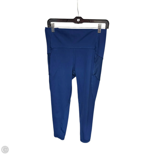 Athletic Leggings By Lululemon In Blue, Size: 8