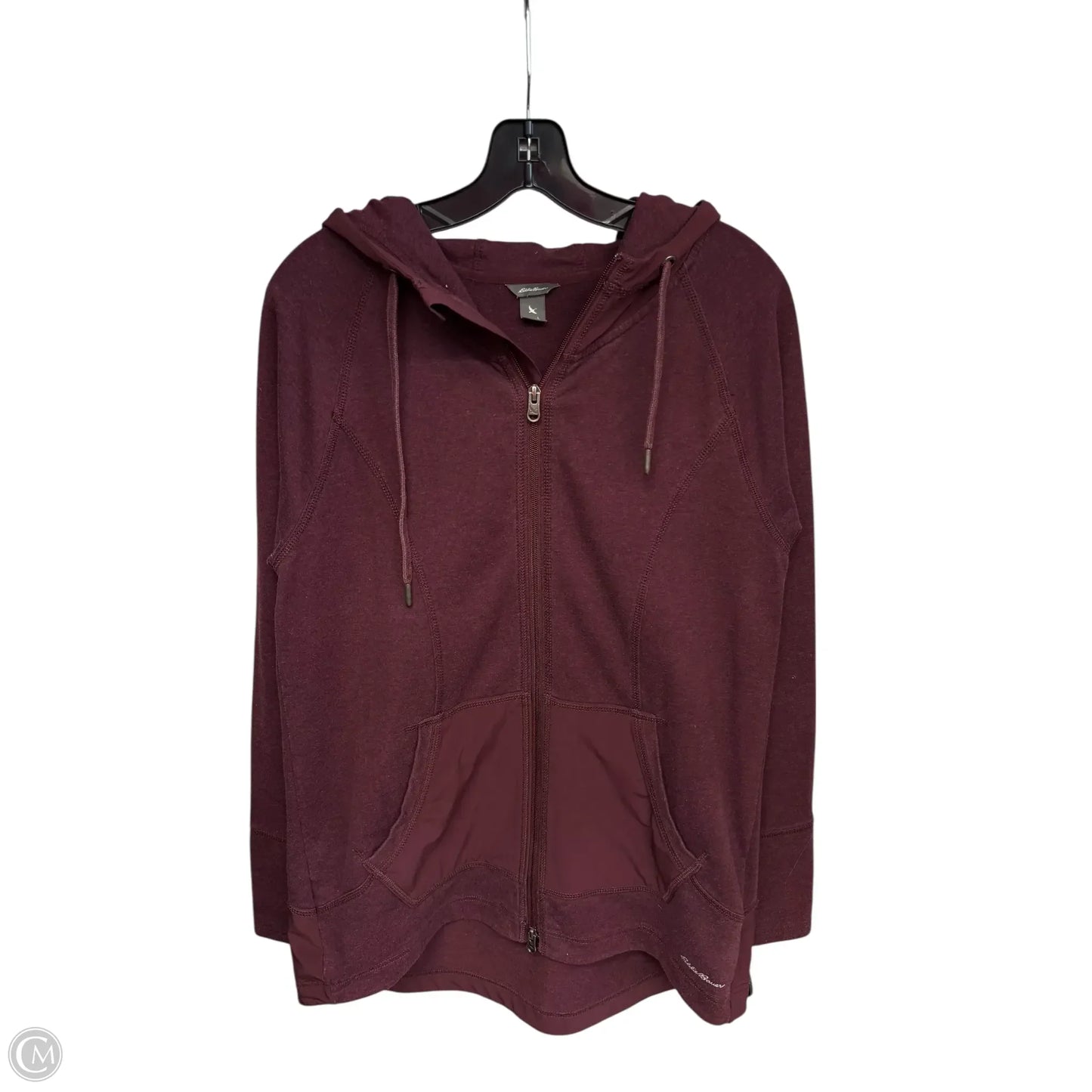 Top Long Sleeve By Athleta In Purple, Size: M