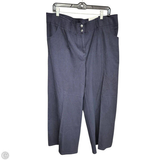 Pants Wide Leg By Chicos In Navy, Size: 20