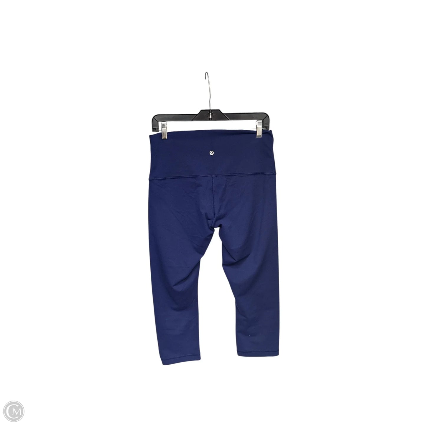 Athletic Capris By Lululemon In Blue, Size: 12
