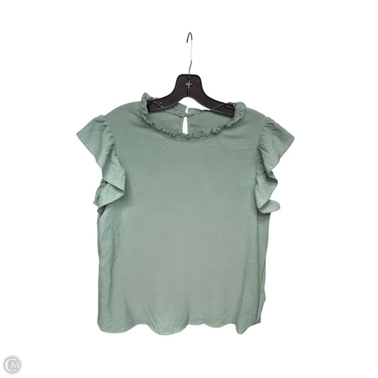 Top Sleeveless By Shein In Green, Size: L