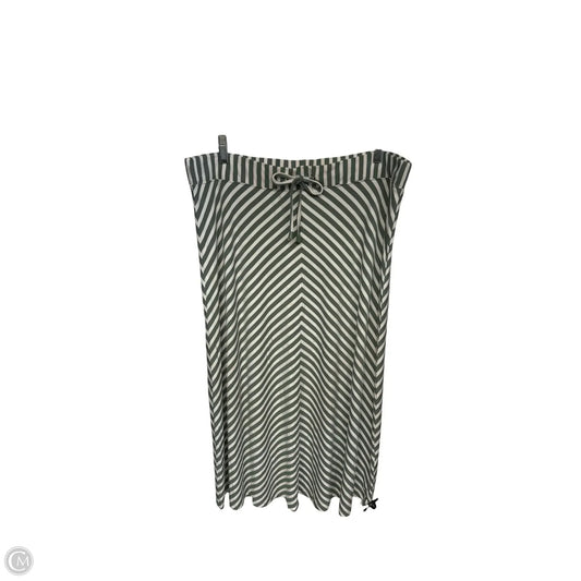 Skirt Maxi By Joules In Green & White, Size: 12