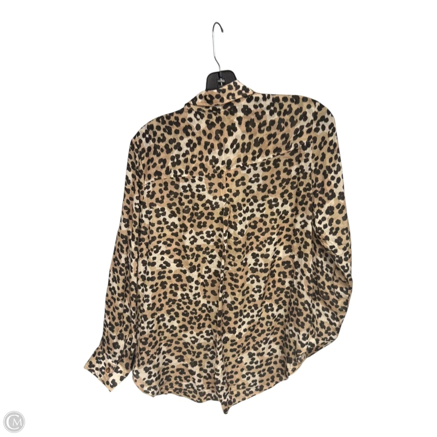 Top Long Sleeve By Cloth & Stone In Animal Print, Size: S