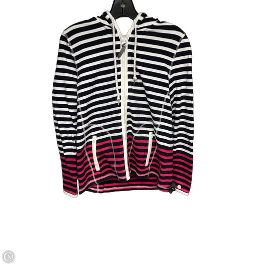 Sweatshirt Hoodie By Talbots In Blue & Pink, Size: Mp