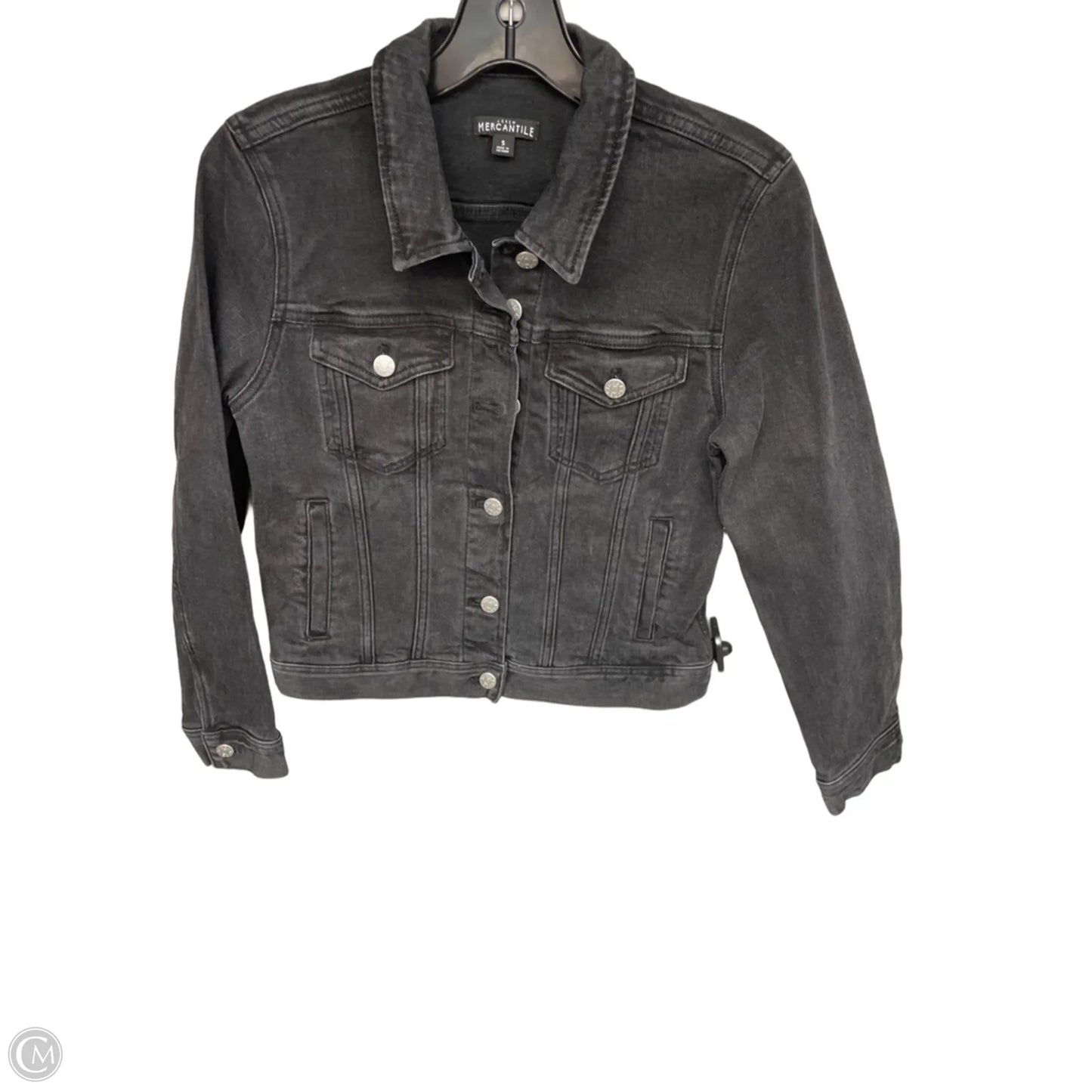 Jacket Denim By J. Crew In Black, Size: S