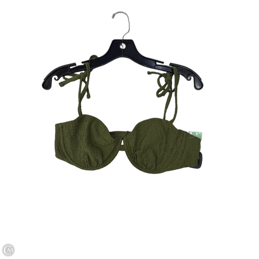 Swimsuit Top By Abercrombie And Fitch In Green, Size: Xl