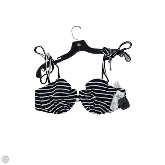 Swimsuit Top By Abercrombie And Fitch In Black & White, Size: Xl