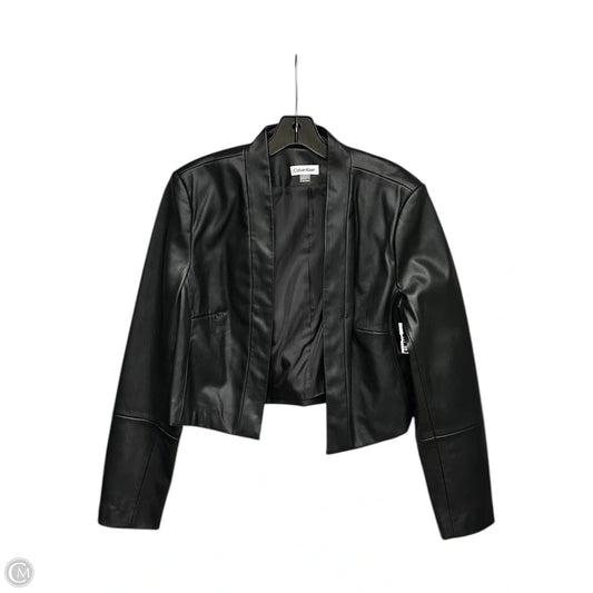 Blazer By Calvin Klein In Black, Size: Xl