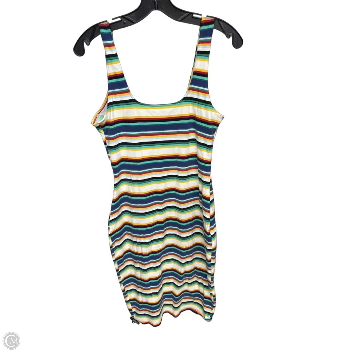 Dress Casual Maxi By Express In Rainbow Print, Size: M