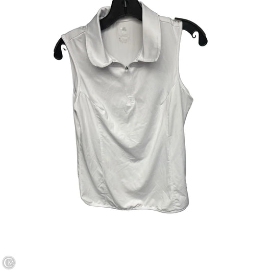 Athletic Tank Top By Clothes Mentor In White, Size: S