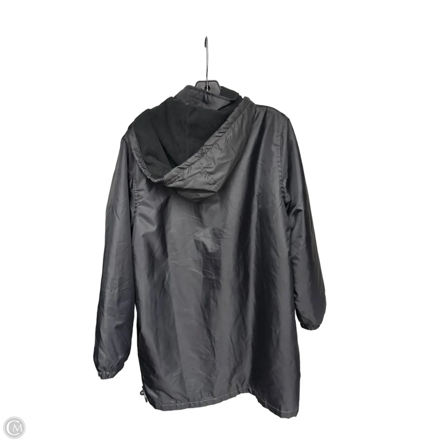 Jacket Windbreaker By Totes In Black, Size: M