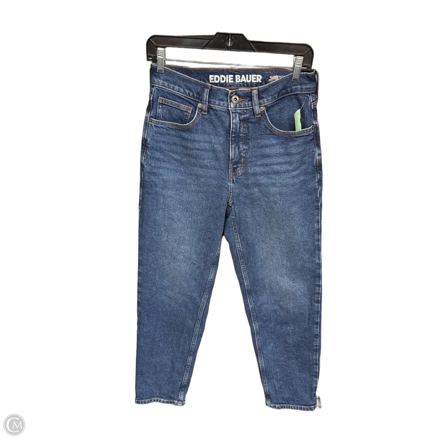 Jeans Straight By Eddie Bauer In Blue Denim, Size: 6