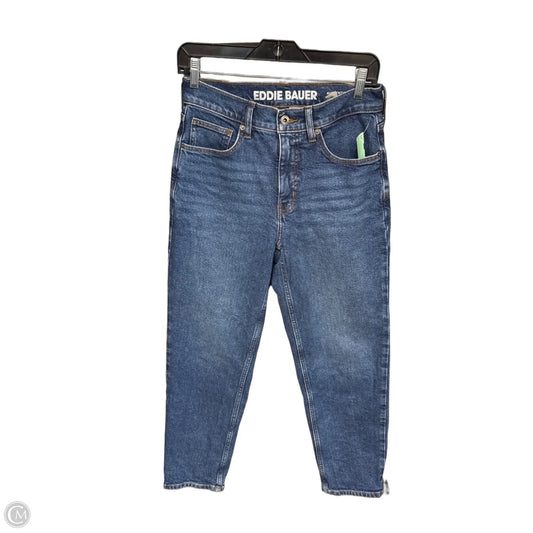 Jeans Straight By Eddie Bauer In Blue Denim, Size: 6